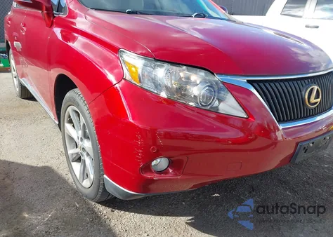 2012 Lexus Rx 350 из США, поврежденный, VIN 2T2ZK1BA9CC070499